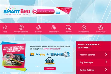 smart bro dashboard.